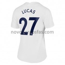 Camisolas Tottenham Hotspur Lucas Moura 27 Mulher Casa 2021-2022 Manga Curta