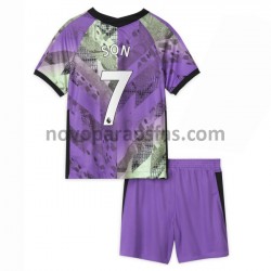 Camisolas Tottenham Hotspur Son Heung-min 7 Criança Alternativo 2021-2022 Manga Curta