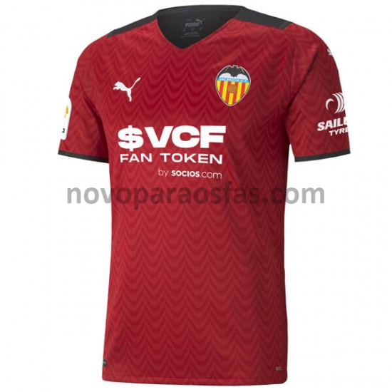 Camisolas Valencia CF Visitante 2021-2022 Manga Curta