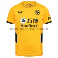 Camisolas Wolverhampton Wanderers Casa 2021-2022 Manga Curta