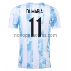 Camisolas Argentina Di Maria 11 Casa 2021 Manga Curta