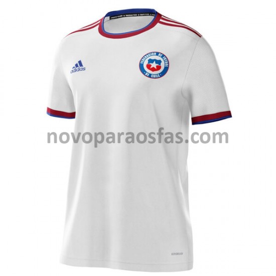 Camisolas Chile Visitante 2021 Manga Curta