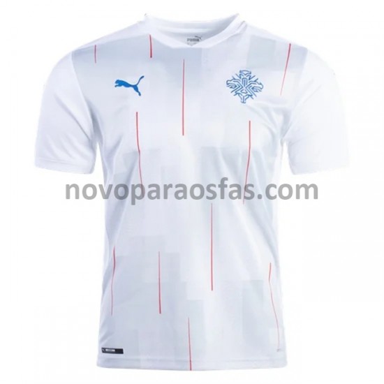 Camisolas Islândia Visitante 2020-2021 Manga Curta