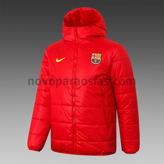 FC Barcelona Vermelho Casaco Windrunner - Homem
