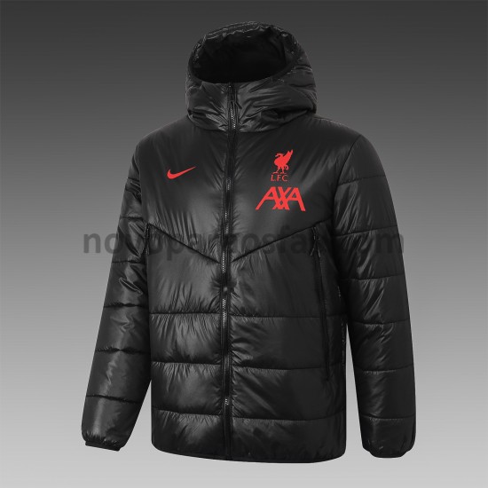 Liverpool Preto Casaco Windrunner - Homem
