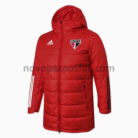 São Paulo Vermelho Casaco Windrunner - Homem
