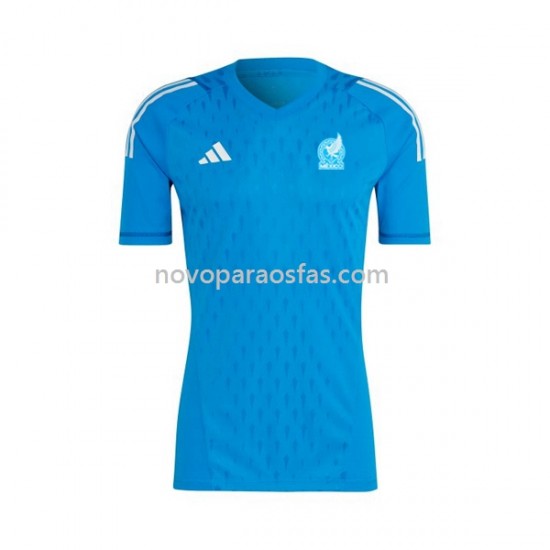 Camisolas México Guarda-redes Homem Visitante 2022 Manga Curta