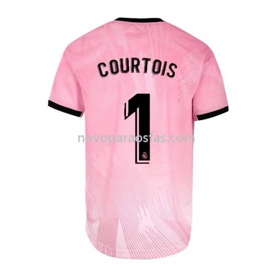 Camisolas Real Madrid Thibaut Courtois 1 Guarda-redes Homem Quarto 2021-2022 Manga Curta