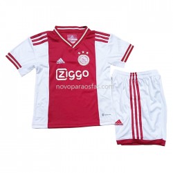 Camisolas AFC Ajax Criança Casa 2022-2023 Manga Corta