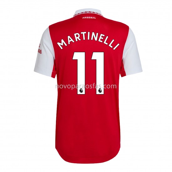 Camisolas Arsenal Martinelli 11 Casa 2022-2023 Manga Corta