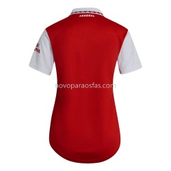 Camisolas Arsenal Mulher Casa 2022-2023 Manga Corta