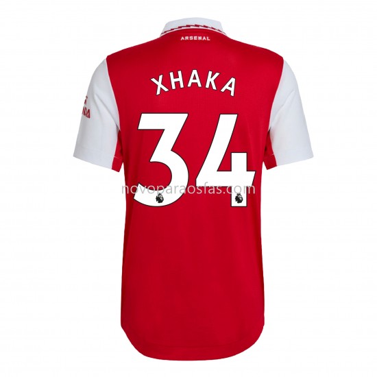 Camisolas Arsenal Xhaka 34 Casa 2022-2023 Manga Corta