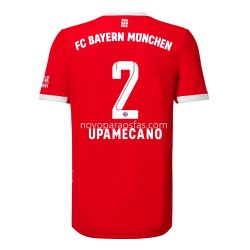 Camisolas Bayern de Munique Upamecano 2 Casa 2022-2023 Manga Corta