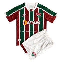 Camisolas Fluminense Criança Casa 2022-2023 Manga Corta