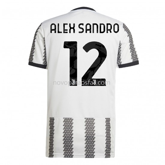 Camisolas Juventus Alex Sandro 12 Casa 2022-2023 Manga Corta