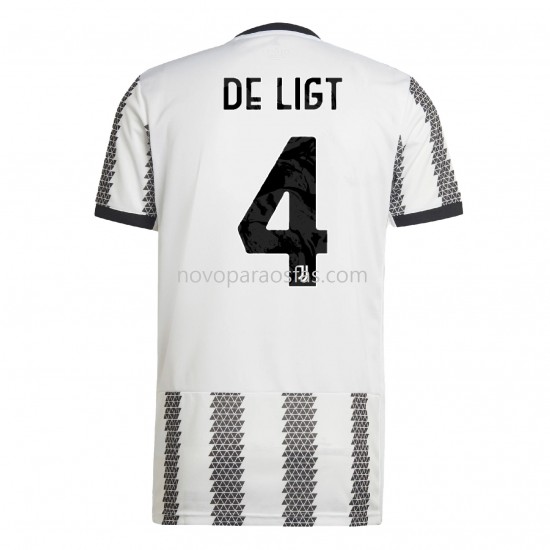 Camisolas Juventus De Ligt 4 Casa 2022-2023 Manga Corta