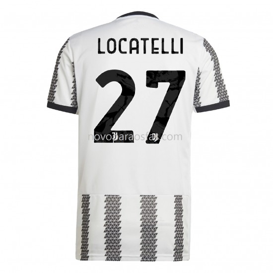 Camisolas Juventus Locatelli 27 Casa 2022-2023 Manga Corta