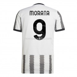 Camisolas Juventus Morata 9 Casa 2022-2023 Manga Corta