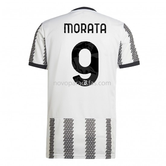 Camisolas Juventus Morata 9 Casa 2022-2023 Manga Corta