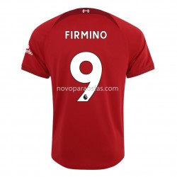 Camisolas Liverpool Firmino 9 Casa 2022-2023 Manga Corta