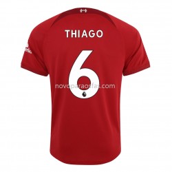 Camisolas Liverpool Thiago 6 Casa 2022-2023 Manga Corta
