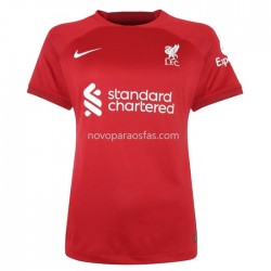 Camisolas Liverpool Mulher Casa 2022-2023 Manga Corta