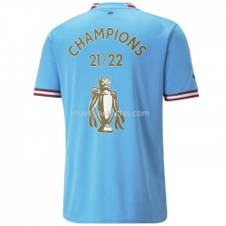 Camisolas Manchester City Champion Casa 2022-2023 Manga Corta