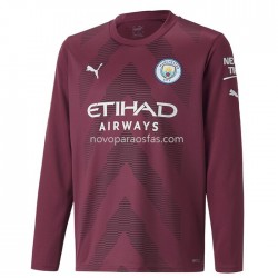 Camisolas Manchester City Guarda-redes Casa 2022-2023 Manga Larga