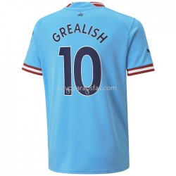 Camisolas Manchester City Grealish 10 Casa 2022-2023 Manga Corta
