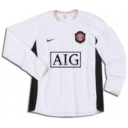 Camisolas Manchester United Visitante 2006-2007 Manga Corta