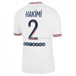 Camisolas Paris Saint-Germain Hakimi 2 Quarto 2021-2022 Manga Corta