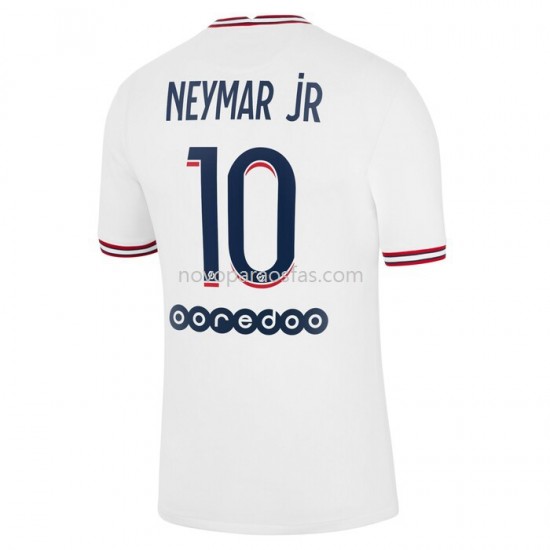 Camisolas Paris Saint-Germain Neymar Jr 10 Quarto 2021-2022 Manga Corta