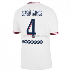 Camisolas Paris Saint-Germain Sergio Ramos 4 Quarto 2021-2022 Manga Corta