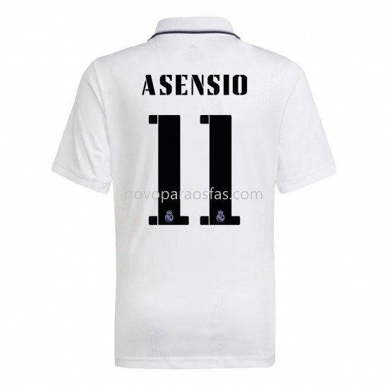Camisolas Real Madrid Asensio 11 Casa 2022-2023 Manga Corta