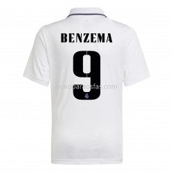 Camisolas Real Madrid Benzema 9 Casa 2022-2023 Manga Corta