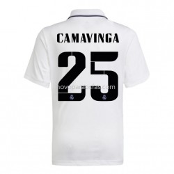 Camisolas Real Madrid Camavinga 25 Casa 2022-2023 Manga Corta