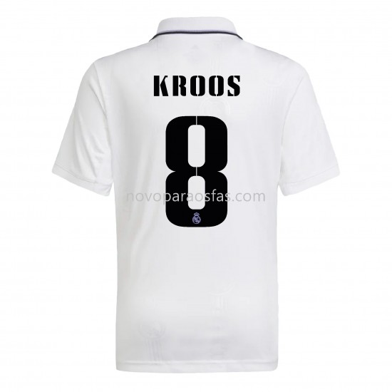 Camisolas Real Madrid Kroos 8 Casa 2022-2023 Manga Corta