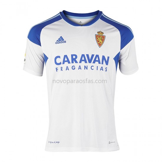 Camisolas Real Zaragoza Casa 2022-2023 Manga Corta