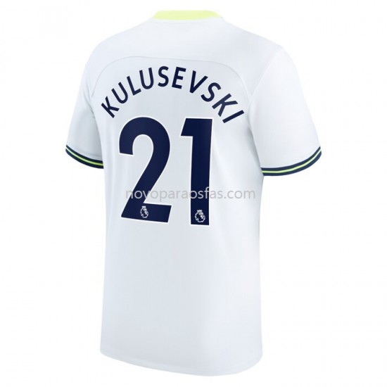 Camisolas Tottenham Hotspur Dejan Kulusevski 21 Casa 2022-2023 Manga Corta