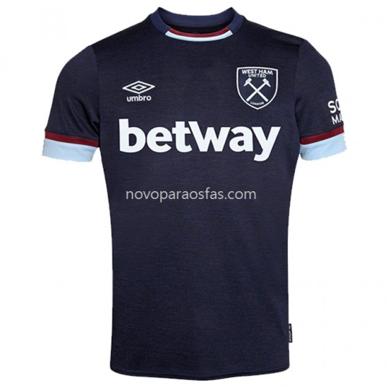 Camisolas West Ham United Alternativo 2021-2022 Manga Corta