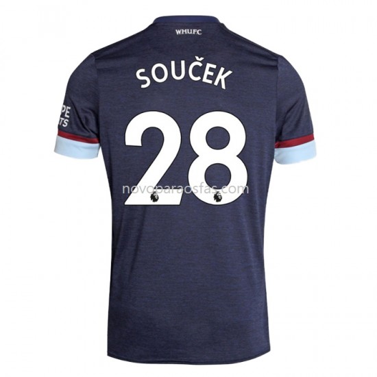 Camisolas West Ham United Tomas Alternativo 2021-2022 Manga Corta