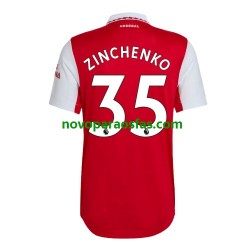 Camisolas Arsenal Zinchenko 35 Homem Casa 2022-2023 Manga Curta