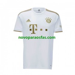 Camisolas Bayern de Munique Homem Visitante 2022-2023 Manga Curta