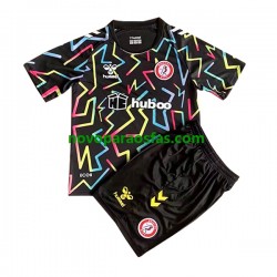 Camisolas Bristol City Guarda-redes Criança Casa 2022-2023 Manga Curta