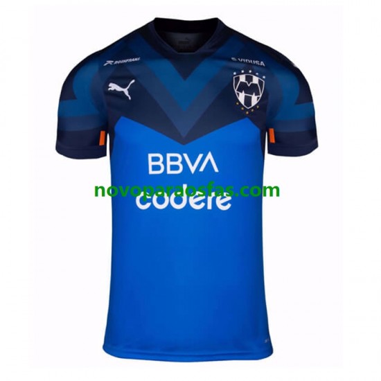 Camisolas CF Monterrey Homem Visitante 2022-2023 Manga Curta