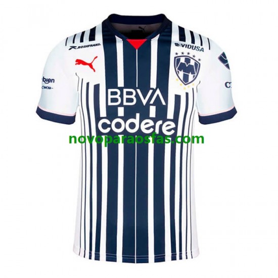 Camisolas CF Monterrey Homem Casa 2022-2023 Manga Curta