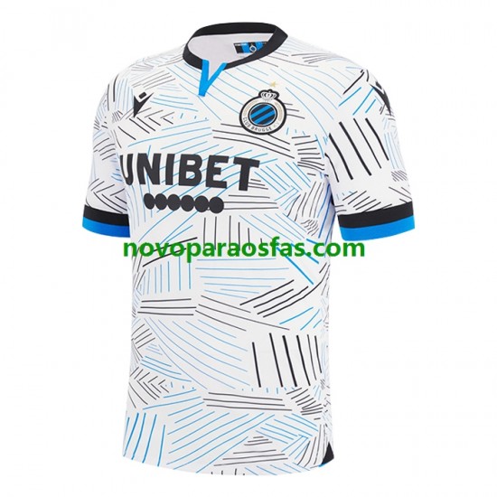 Camisolas Club Brugge Homem Visitante 2022-2023 Manga Curta