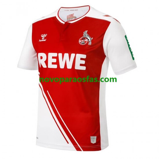 Camisolas FC Köln Homem Casa 2022-2023 Manga Curta