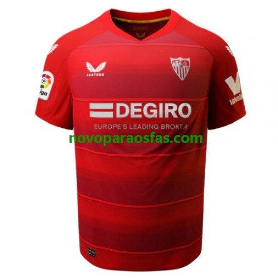 Camisolas Sevilla FC Homem Visitante 2022-2023 Manga Curta