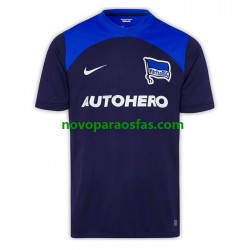 Camisolas Hertha BSC Homem Visitante 2022-2023 Manga Curta